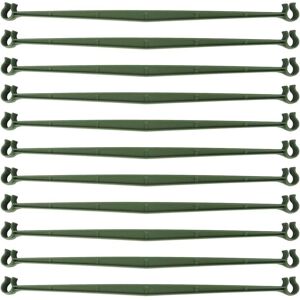 COOCHEER Tomato Cage Stake Arm, 50 Pieces, Expandable Trellis Connection, 30cm, with 2 Tomato Cage Buckles, Secures 11mm Diameter Plant Stakes COOCHEER Tomato Cage Stake Arm, 50 Pieces, Expandable Trellis Connection, 30cm, with 2 Tomato Cage Buckles, Secures 11mm Diameter Plant Stakes