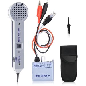 TLILY Tone Generator Kit, Wire Tracer Circuit Tester, Tone and Probe Kit, 200EP Cable Tester, for Network Cables Collation TLILY Tone Generator Kit, Wire Tracer Circuit Tester, Tone and Probe Kit, 200EP Cable Tester, for Network Cables Collation