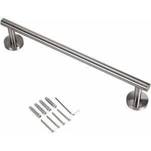 Briday - Towel rack Wall Mounted Stainless Steel Support 40CM Oblong Bottom Bathroom, Kitchen Briday - Towel rack Wall Mounted Stainless Steel Support 40CM Oblong Bottom Bathroom, Kitchen