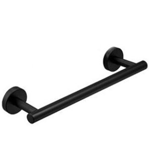 Memkey - Towel Rail with Hole, 304 Stainless Steel Towel Rail, Bathroom Towel Rail, Brushed Nickel Towel Rail for Bathroom, Kitchen, Black, 30 cm Memkey - Towel Rail with Hole, 304 Stainless Steel Towel Rail, Bathroom Towel Rail, Brushed Nickel Towel Rail for Bathroom, Kitchen, Black, 30 cm