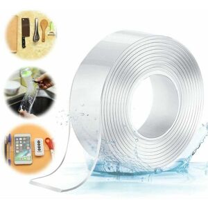 HOOPZI Traceless Traceless Tape Washable Reusable Repositionable Home Adhesive 2MM 3CM 1M Traceless Tape Washable No Trace No Traces , Double Sided Nano HOOPZI Traceless Traceless Tape Washable Reusable Repositionable Home Adhesive 2MM 3CM 1M Traceless Tape Washable No Trace No Traces , Double Sided Nano