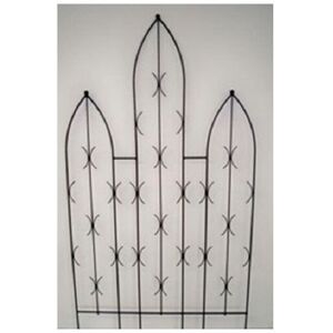Triple Centre Point Gothic Screen Bare Metal/Ready to Rust - Steel - L2 x W91.4 x H180 cm Triple Centre Point Gothic Screen Bare Metal/Ready to Rust - Steel - L2 x W91.4 x H180 cm