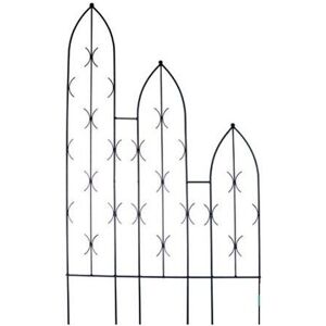 Triple Slope Gothic Screen Bare Metal/Ready to Rust - Steel - L2 x W91.4 x H180 cm Triple Slope Gothic Screen Bare Metal/Ready to Rust - Steel - L2 x W91.4 x H180 cm