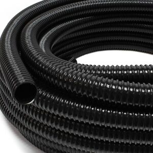 Groofoo - Tuyau d'aspiration noir – 5 m / ø 25 mm (1') / 180 g/m – avec Spirale de renforcement – Tube souple sans pression en pvc – pour Arrosage Groofoo - Tuyau d'aspiration noir – 5 m / ø 25 mm (1') / 180 g/m – avec Spirale de renforcement – Tube souple sans pression en pvc – pour Arrosage