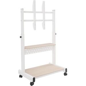 CNCEST TV Stand with Wheels, Adjustable Height TV Stand, TV Stand for a 43-86-inch TV, 100kg/220.46lbs Load for living rooms, bedrooms, offices CNCEST TV Stand with Wheels, Adjustable Height TV Stand, TV Stand for a 43-86-inch TV, 100kg/220.46lbs Load for living rooms, bedrooms, offices