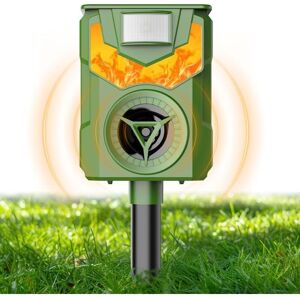 WOIYIC Ultrasonic Cat Repellent, Solar Rodent Repellent, Solar and USB Charging Modes, for Cats, Dogs, Birds, Mice WOIYIC Ultrasonic Cat Repellent, Solar Rodent Repellent, Solar and USB Charging Modes, for Cats, Dogs, Birds, Mice