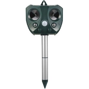 Alwaysh - Ultrasonic Cat Repeller, Outdoor Cat Repellent - Solar Powered Waterproof Cat Repeller and Adjustable Frequency - with Alarm and Flashing Alwaysh - Ultrasonic Cat Repeller, Outdoor Cat Repellent - Solar Powered Waterproof Cat Repeller and Adjustable Frequency - with Alarm and Flashing