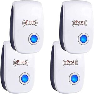 WOIYIC Ultrasonic Mosquito Repellent, 4-Pack Ultrasonic Mouse and Rat Repellent, Ultrasonic Rodent Repellent for Indoor and Outdoor Use, Electronic WOIYIC Ultrasonic Mosquito Repellent, 4-Pack Ultrasonic Mouse and Rat Repellent, Ultrasonic Rodent Repellent for Indoor and Outdoor Use, Electronic