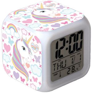 CYSLMUK Unicorn Kids Alarm Clock, Night Light Alarm Clock Girls Digital Alarm Clock No Tick Alarm Clock, Suitable for School Beginners, Children's Day CYSLMUK Unicorn Kids Alarm Clock, Night Light Alarm Clock Girls Digital Alarm Clock No Tick Alarm Clock, Suitable for School Beginners, Children's Day