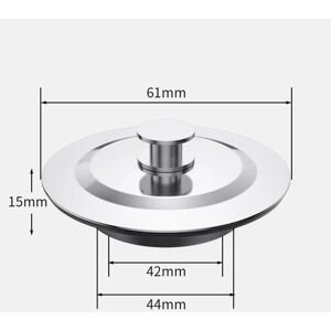 Linghhang - Universal Bathtub Plug, Kitchen Sink Plug, Stainless Steel Bathtub Plug, 42-44mm Bathtub Plug, Bathroom Sink Plug Linghhang - Universal Bathtub Plug, Kitchen Sink Plug, Stainless Steel Bathtub Plug, 42-44mm Bathtub Plug, Bathroom Sink Plug