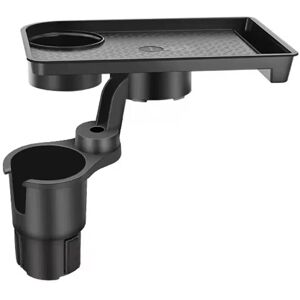 Tlily - Universal Car Cup Holder Tray - 360° Rotating Adjustable Dual Organizer, Portable Food for Vehicles Tlily - Universal Car Cup Holder Tray - 360° Rotating Adjustable Dual Organizer, Portable Food for Vehicles