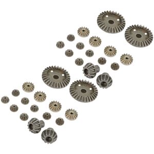 Tlily - Upgrade Differential Drive Gears Metal Gear 30T 16T 10T for 144001 12428 12429 32Pcs Tlily - Upgrade Differential Drive Gears Metal Gear 30T 16T 10T for 144001 12428 12429 32Pcs