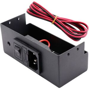 TLILY Upgrade for Ender3 CR10 3DPrinter Power Shell 220V/110V 12V/24V 360W Supply Switch Male Socket with Fuse TLILY Upgrade for Ender3 CR10 3DPrinter Power Shell 220V/110V 12V/24V 360W Supply Switch Male Socket with Fuse