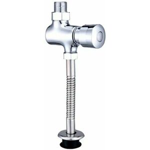 TRIMEC Urinoir de Chasse, Robinet de Chasse Toilette Détecteur Automatique avec Bouton en fer à repasser Chasse d'eau d'urinoir à Pression Délai TRIMEC Urinoir de Chasse, Robinet de Chasse Toilette Détecteur Automatique avec Bouton en fer à repasser Chasse d'eau d'urinoir à Pression Délai