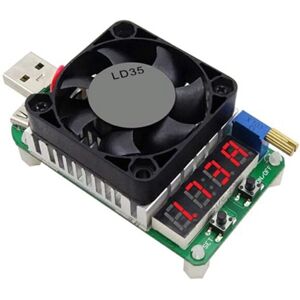 Tlily - usb Electronic Load Tester Multifunctional Digital Voltage Current Meter Battery with Fan LD35 Tlily - usb Electronic Load Tester Multifunctional Digital Voltage Current Meter Battery with Fan LD35