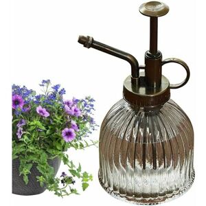 Trimec - Vaporisateur D'arrosage en Verre, Arrosoir en Verre 200 ml pour Plantes, Rétro Darrosage Pulvérisateur, Brumisateur avec Pompe Supérieure, Trimec - Vaporisateur D'arrosage en Verre, Arrosoir en Verre 200 ml pour Plantes, Rétro Darrosage Pulvérisateur, Brumisateur avec Pompe Supérieure,