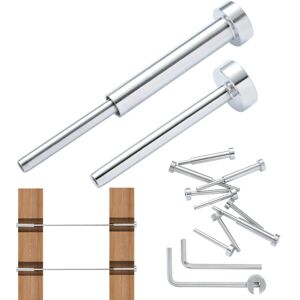 MOPHORN VEVOR 20 Pack Invisible Cable Railing kit, T316 Stainless Steel 3.2mm Invisible Receiver and Swage Stud End for Cable Railing, Swage Tensioner 3.2mm MOPHORN VEVOR 20 Pack Invisible Cable Railing kit, T316 Stainless Steel 3.2mm Invisible Receiver and Swage Stud End for Cable Railing, Swage Tensioner 3.2mm