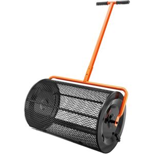 VEVOR Compost Spreader, 24.4-25.6" Height Adjustable Handle, 24" Wide, Lawn and Garden Peat Moss Roller with Side Latches, Powder Coated Steel Mesh VEVOR Compost Spreader, 24.4-25.6" Height Adjustable Handle, 24" Wide, Lawn and Garden Peat Moss Roller with Side Latches, Powder Coated Steel Mesh