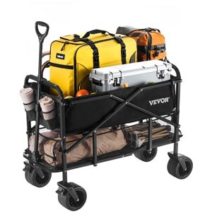Vevor - Double Decker Wagon Collapsible, 400L Heavy Duty Folding Wagon Cart, Extended Long Garden Cart with All-Terrain Wheels, Support Up to 450lbs, Vevor - Double Decker Wagon Collapsible, 400L Heavy Duty Folding Wagon Cart, Extended Long Garden Cart with All-Terrain Wheels, Support Up to 450lbs,