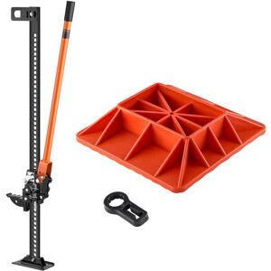 VEVOR Farm Jack with Base, 122cm Utility High Lift Farm Jack, 3.18 Ton Capacity Ratcheting Off Road Utility Jacks, Heavy-Duty Lift Jacks with 130.1-1079.5 VEVOR Farm Jack with Base, 122cm Utility High Lift Farm Jack, 3.18 Ton Capacity Ratcheting Off Road Utility Jacks, Heavy-Duty Lift Jacks with 130.1-1079.5