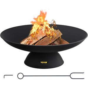 Vevor - Fire Pit Bowl, 30-Inch Deep Round Cast Iron Fire Bowl, Wood Burning for Outdoor Patios, Backyards & Camping Uses, with a Stable Bowl Designed Vevor - Fire Pit Bowl, 30-Inch Deep Round Cast Iron Fire Bowl, Wood Burning for Outdoor Patios, Backyards & Camping Uses, with a Stable Bowl Designed