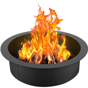 Vevor - Fire Pit Ring, 36-Inch Outer/30-Inch Inner Diameter, 10inch Height 2.5mm Thick Fire Pit Insert, Heavy Duty Carbon Steel Liner diy Campfire Vevor - Fire Pit Ring, 36-Inch Outer/30-Inch Inner Diameter, 10inch Height 2.5mm Thick Fire Pit Insert, Heavy Duty Carbon Steel Liner diy Campfire