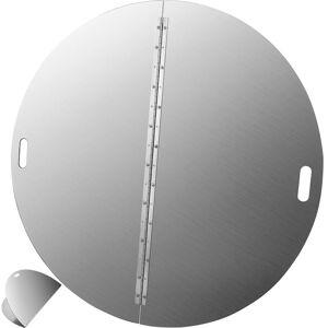 Vevor - Folding Stainless Steel Fire Pit Pan Cover Silver 40 Inch Round Fire Pit Lid for Burner Pan Stainless Steel Protecter Outdoor Vevor - Folding Stainless Steel Fire Pit Pan Cover Silver 40 Inch Round Fire Pit Lid for Burner Pan Stainless Steel Protecter Outdoor