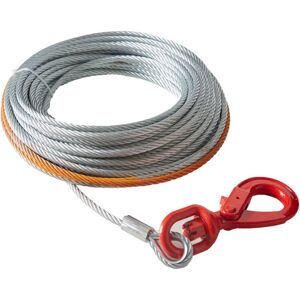 MOPHORN Vevor Galvanized Steel Winch Cable, 3/8 Inch x 100 Feet 15,200 lbs Breaking Strength, Wire Winch Rope with Swivel Hook, Towing Cable Heavy Duty, MOPHORN Vevor Galvanized Steel Winch Cable, 3/8 Inch x 100 Feet 15,200 lbs Breaking Strength, Wire Winch Rope with Swivel Hook, Towing Cable Heavy Duty,