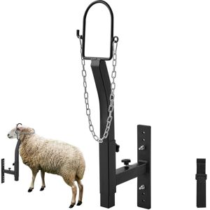 VEVOR Livestock Trimming Stand, Goat & Sheep Stand 9.37-12.8 inch Adjustable Height 0-5.4 inch Width, Metal Goat Milking and Shearing Stand VEVOR Livestock Trimming Stand, Goat & Sheep Stand 9.37-12.8 inch Adjustable Height 0-5.4 inch Width, Metal Goat Milking and Shearing Stand