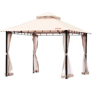 Mophorn - vevor Patio Gazebo for 6-8 Person, 10 x 10 ft Backyard Gazebo, with Mosquito Netting, Metal Frame, and pu Coated 180G Polyester, Outdoor Mophorn - vevor Patio Gazebo for 6-8 Person, 10 x 10 ft Backyard Gazebo, with Mosquito Netting, Metal Frame, and pu Coated 180G Polyester, Outdoor