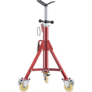 VEVOR Mophorn Pipe Stand, Adjustable 28-52 Inch v Head Pipe Jack Stand, 882 lb Capacity with Casters, Portable Steel Pipe Support for 1/8 to 12 Inch Pipes VEVOR Mophorn Pipe Stand, Adjustable 28-52 Inch v Head Pipe Jack Stand, 882 lb Capacity with Casters, Portable Steel Pipe Support for 1/8 to 12 Inch Pipes