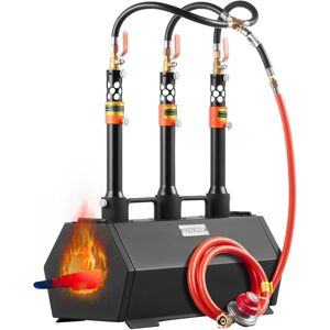 Vevor - Portable Propane Forge, 3 Burner Farrier Forge, 2600℉ Tool and Knife Making Blacksmithing Gas Forge, Large Capacity Hexagon Cold-Rolled Steel Vevor - Portable Propane Forge, 3 Burner Farrier Forge, 2600℉ Tool and Knife Making Blacksmithing Gas Forge, Large Capacity Hexagon Cold-Rolled Steel
