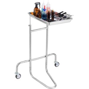 Vevor - Stainless Steel Lab Carts, Lab Utility Cart with Single Tray, Mobile Medical Cart with 2 Silent Wheels, Lab Rolling Cart for Lab, Clinic, Vevor - Stainless Steel Lab Carts, Lab Utility Cart with Single Tray, Mobile Medical Cart with 2 Silent Wheels, Lab Rolling Cart for Lab, Clinic,