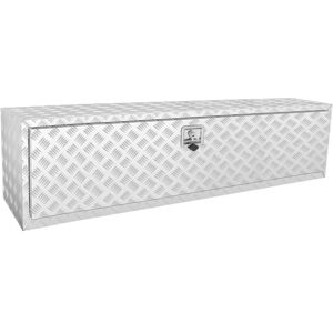 MOPHORN VEVOR Underbody Truck Box, 60"×17"×18" Pickup Storage Box, Heavy Duty Aluminum Diamond Plate Tool Box with Lock and Keys, Waterproof Trailer Storage MOPHORN VEVOR Underbody Truck Box, 60"×17"×18" Pickup Storage Box, Heavy Duty Aluminum Diamond Plate Tool Box with Lock and Keys, Waterproof Trailer Storage