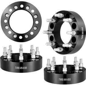 VEVOR Wheel Spacers, 2' 8'x6.5' Wheel Adapters, 8 Lug Forged Spacer, 126 mm Bore Hubcentric 9/16'-18 Studs Spacers, Fit for Dodge Ram 2500, Ram 3500 and VEVOR Wheel Spacers, 2' 8'x6.5' Wheel Adapters, 8 Lug Forged Spacer, 126 mm Bore Hubcentric 9/16'-18 Studs Spacers, Fit for Dodge Ram 2500, Ram 3500 and