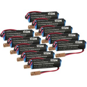 vhbw 10x Battery compatible with Mitsubishi ER6V C4 Measuring Devices (2000 mAh, 3.6 V, Li-Ion) vhbw 10x Battery compatible with Mitsubishi ER6V C4 Measuring Devices (2000 mAh, 3.6 V, Li-Ion)