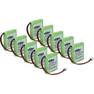 Vhbw - 10x Battery compatible with Siemens Gigaset E455, E455 Sim, E450 Sim, E40, E450, E45 Wireless Landline Phone (650 mAh, 2.4 v, NiMH) Vhbw - 10x Battery compatible with Siemens Gigaset E455, E455 Sim, E450 Sim, E40, E450, E45 Wireless Landline Phone (650 mAh, 2.4 v, NiMH)