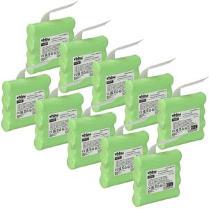 vhbw 10x Battery Replacement for Midland BATT6R, BATT-6R for Radio, Walkie-Talkie (700 mAh, 4.8 V, NiMH) vhbw 10x Battery Replacement for Midland BATT6R, BATT-6R for Radio, Walkie-Talkie (700 mAh, 4.8 V, NiMH)