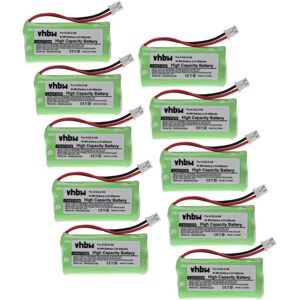 Vhbw - 10x Battery Replacement for S30852-D1640-X1, T382, T436-U1, V30145-K1310-X359, V30145-K1310-X383 for Landline Phone (800mAh, 2.4 v, NiMH) Vhbw - 10x Battery Replacement for S30852-D1640-X1, T382, T436-U1, V30145-K1310-X359, V30145-K1310-X383 for Landline Phone (800mAh, 2.4 v, NiMH)