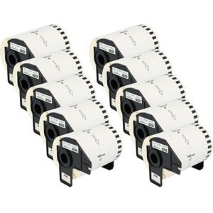 Vhbw - 10x Label Roll with Holder 102mm x 30.48m (1 Label) compatible with Brother pt QL720NW Label Maker Vhbw - 10x Label Roll with Holder 102mm x 30.48m (1 Label) compatible with Brother pt QL720NW Label Maker