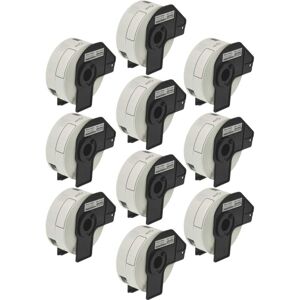 vhbw 10x Label Roll with Holder 29mm x 90mm (400 Label) compatible with Brother PT QL-580N, QL-580 Label Maker - Premium vhbw 10x Label Roll with Holder 29mm x 90mm (400 Label) compatible with Brother PT QL-580N, QL-580 Label Maker - Premium