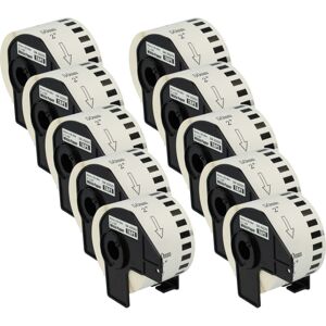 Vhbw - 10x Label Roll with Holder 50mm x 30.48m (1 Label) Replacement for Brother DK-22223 for Label Maker - Premium Vhbw - 10x Label Roll with Holder 50mm x 30.48m (1 Label) Replacement for Brother DK-22223 for Label Maker - Premium