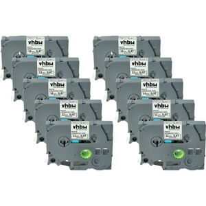 Vhbw - 10x Label Tape compatible with Brother pt D210, D200SN, D201, D201CS, D202, D200SA, D200VP Label Printer 8m x 12 mm, Black on White Vhbw - 10x Label Tape compatible with Brother pt D210, D200SN, D201, D201CS, D202, D200SA, D200VP Label Printer 8m x 12 mm, Black on White
