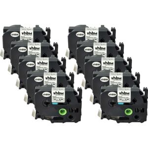 vhbw 10x Label Tape compatible with Brother P-Touch PT-1650, PT-2200, PT-2210, PT-2300, PT-2310 Label Printer 8m x 24 mm, Black on White vhbw 10x Label Tape compatible with Brother P-Touch PT-1650, PT-2200, PT-2210, PT-2300, PT-2310 Label Printer 8m x 24 mm, Black on White