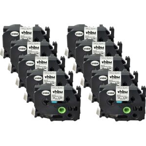 Vhbw - 10x Label Tape compatible with Brother P-Touch PT-D600VP, PT-D800W, PT-E500, PTE500VP Label Printer 8m x 24 mm, Black on White Vhbw - 10x Label Tape compatible with Brother P-Touch PT-D600VP, PT-D800W, PT-E500, PTE500VP Label Printer 8m x 24 mm, Black on White