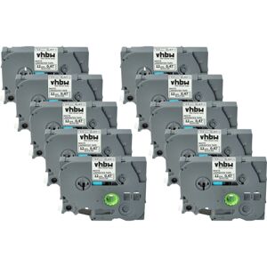 Vhbw - 10x Label Tape compatible with Brother st 1150, 1150DX, 5 Label Printer 8m x 12 mm, Black on White Vhbw - 10x Label Tape compatible with Brother st 1150, 1150DX, 5 Label Printer 8m x 12 mm, Black on White