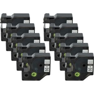 vhbw Label Tape Cassette - Dymo 2000, 5000, 5500 - Black on White vhbw Label Tape Cassette - Dymo 2000, 5000, 5500 - Black on White