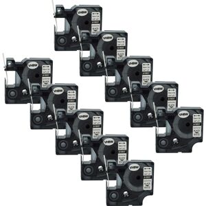 vhbw 10x Label Tape compatible with Dymo Rhino 6000, 5200, 4200 Label Printer, Black on White, Heat Shrink Tape, 19 mm vhbw 10x Label Tape compatible with Dymo Rhino 6000, 5200, 4200 Label Printer, Black on White, Heat Shrink Tape, 19 mm