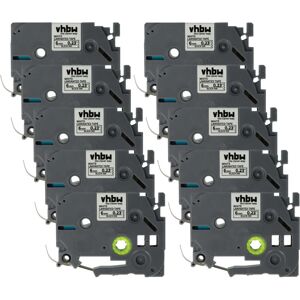 Vhbw - 10x Label Tape Replacement for Brother TZ-211, TZE-211 for Label Printer 8m x 6 mm, Black on White Vhbw - 10x Label Tape Replacement for Brother TZ-211, TZE-211 for Label Printer 8m x 6 mm, Black on White