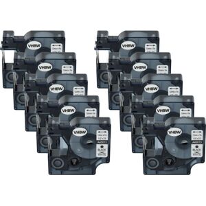 Vhbw - 10x Label Tape Replacement for Dymo S0720530, D1 for Label Printer 7m x 12 mm, Black on White Vhbw - 10x Label Tape Replacement for Dymo S0720530, D1 for Label Printer 7m x 12 mm, Black on White